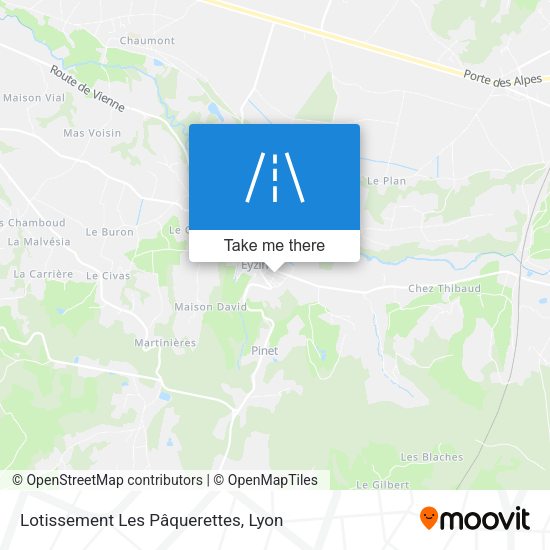 Lotissement Les Pâquerettes map