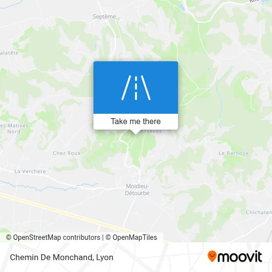 Chemin De Monchand map