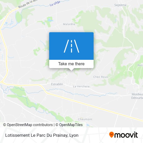 Lotissement Le Parc Du Prainay map