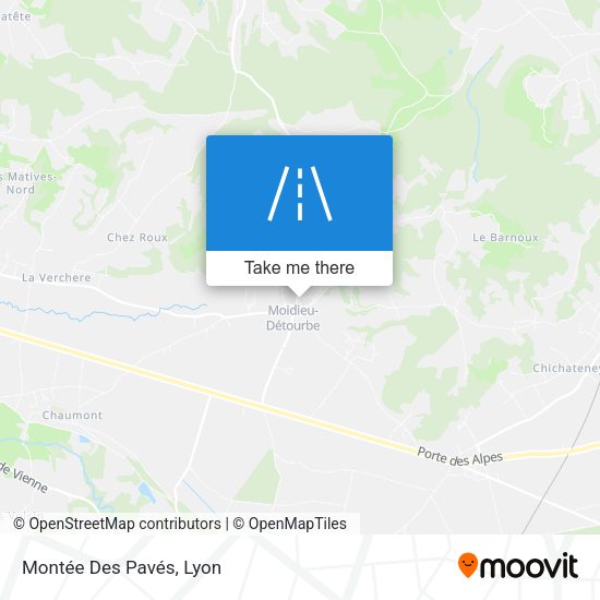 Montée Des Pavés map