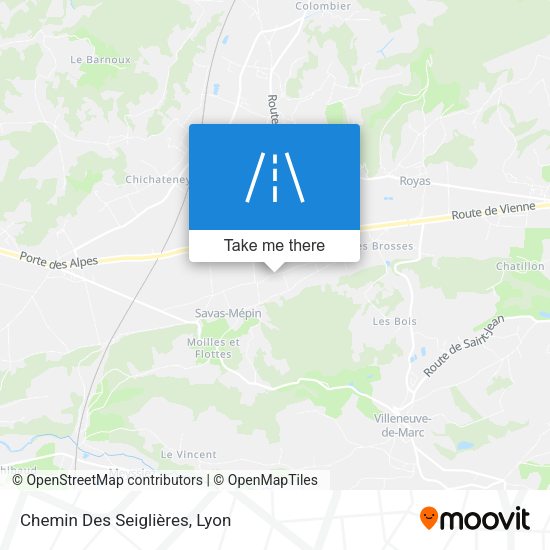 Chemin Des Seiglières map