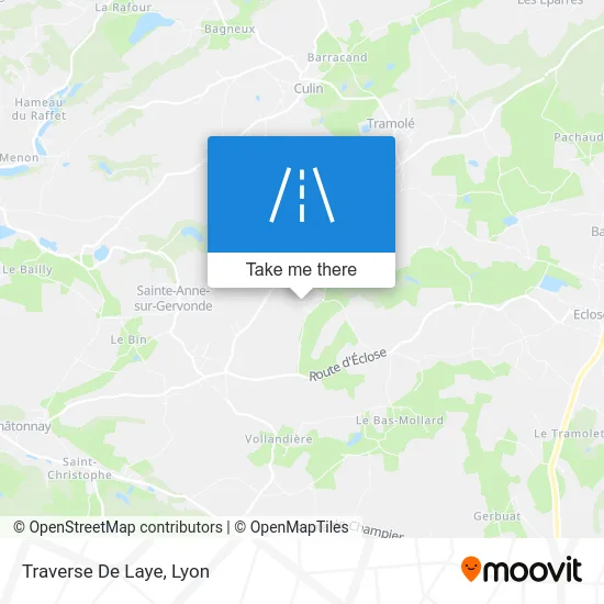 Traverse De Laye map