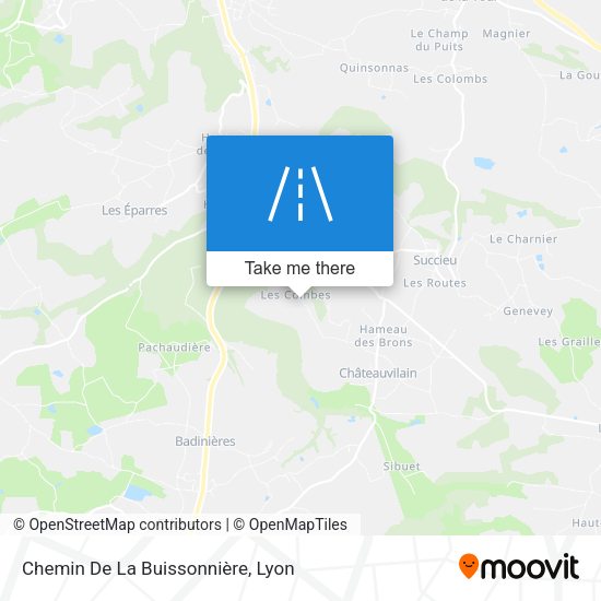 Chemin De La Buissonnière map