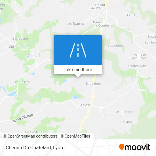 Chemin Du Chatelard map