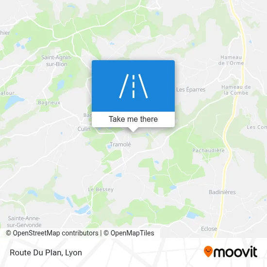 Route Du Plan map