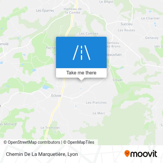 Chemin De La Marquetière map