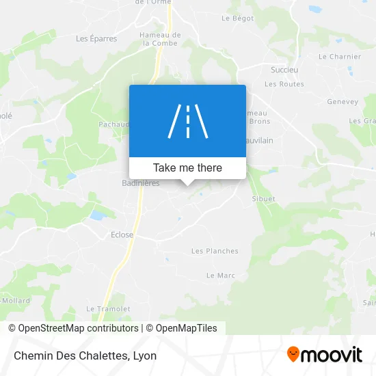 Chemin Des Chalettes map