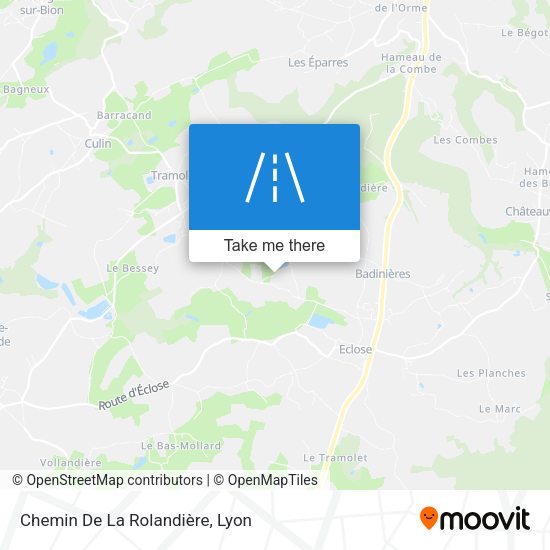 Chemin De La Rolandière map
