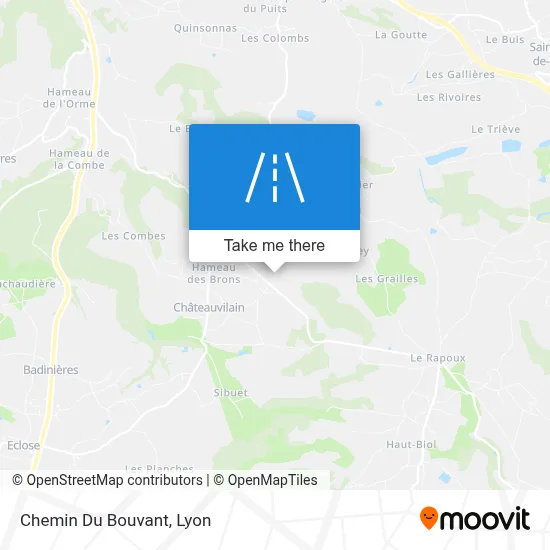 Chemin Du Bouvant map