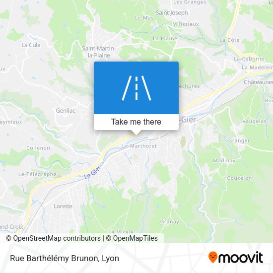 Rue Barthélémy Brunon map