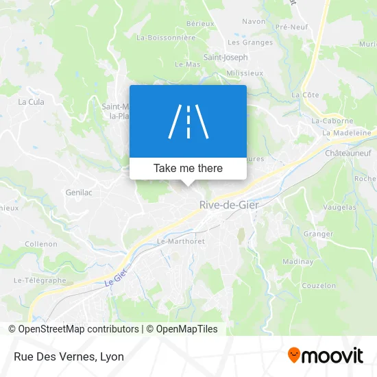 Rue Des Vernes map