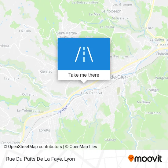 Rue Du Puits De La Faye map