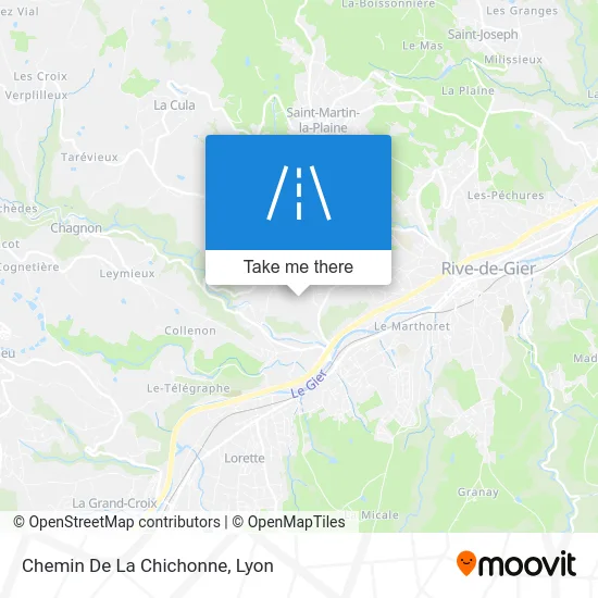 Chemin De La Chichonne map