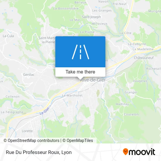 Rue Du Professeur Roux map