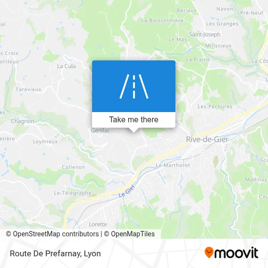 Route De Prefarnay map