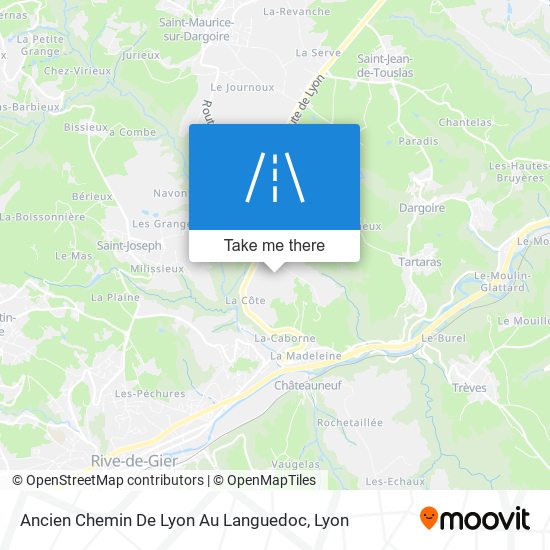 Ancien Chemin De Lyon Au Languedoc map
