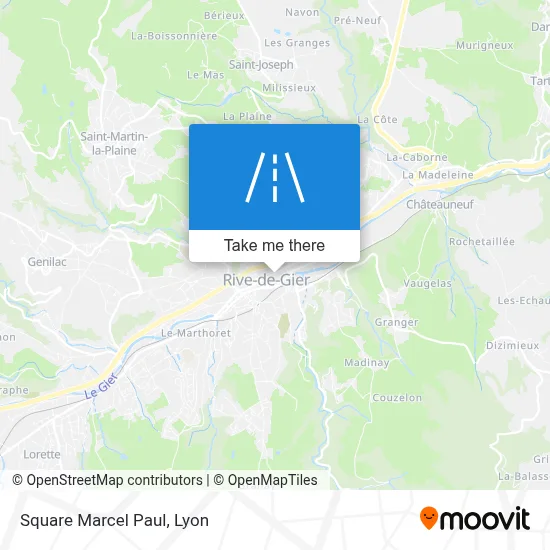 Square Marcel Paul map