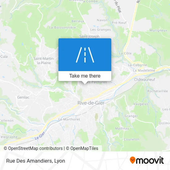 Rue Des Amandiers map