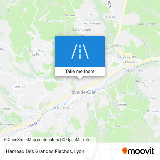 Hameau Des Grandes Flaches map