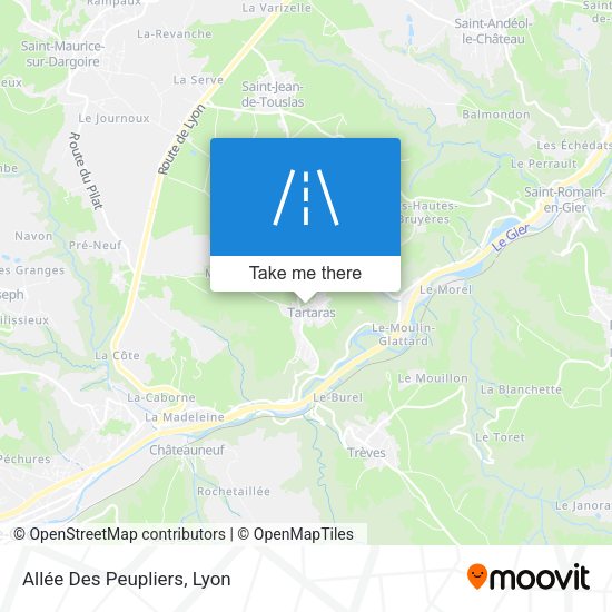 Allée Des Peupliers map