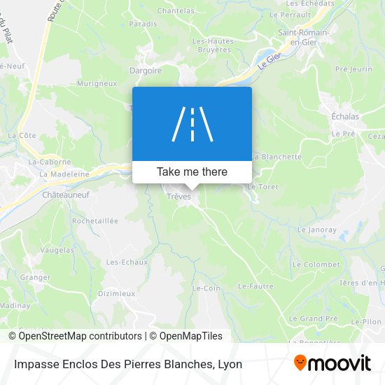 Impasse Enclos Des Pierres Blanches map