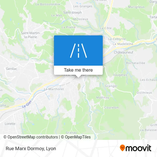 Rue Marx Dormoy map