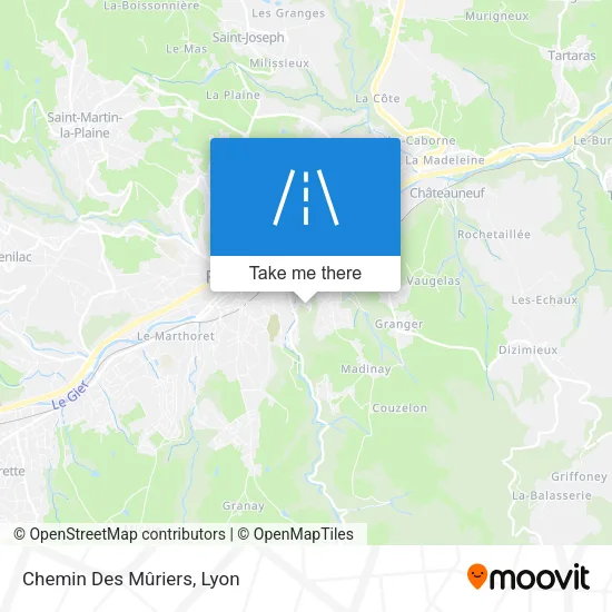 Chemin Des Mûriers map