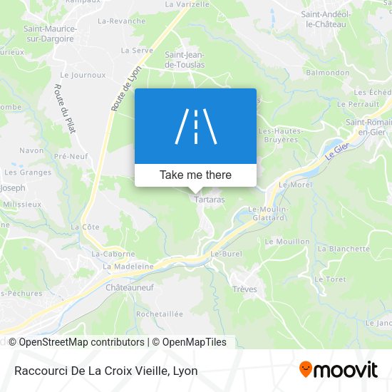 Raccourci De La Croix Vieille map