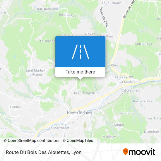 Route Du Bois Des Alouettes map
