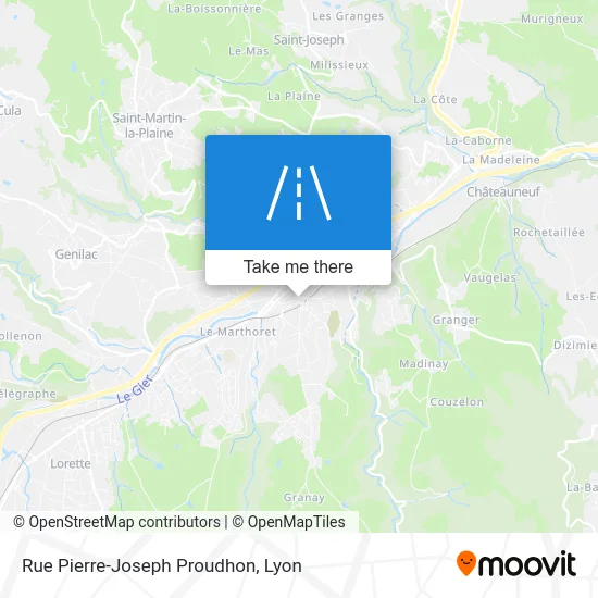 Rue Pierre-Joseph Proudhon map