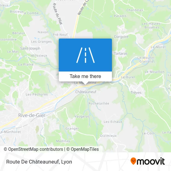 Route De Châteauneuf map