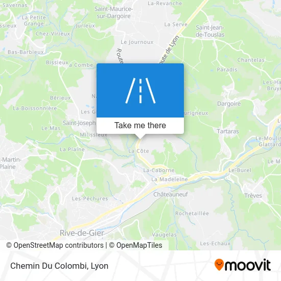 Chemin Du Colombi map