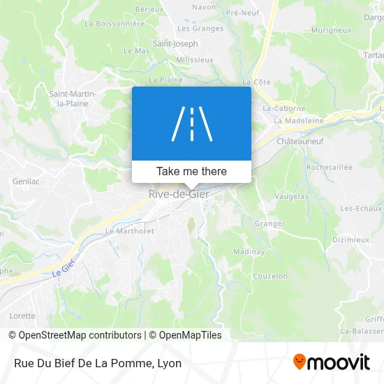 Rue Du Bief De La Pomme map