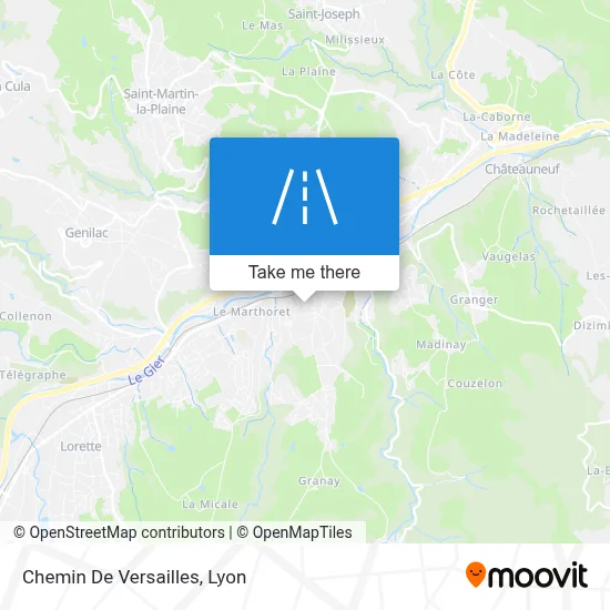 Chemin De Versailles map