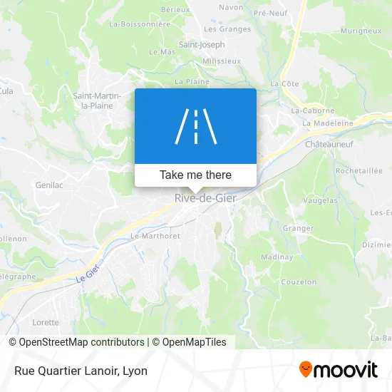Rue Quartier Lanoir map