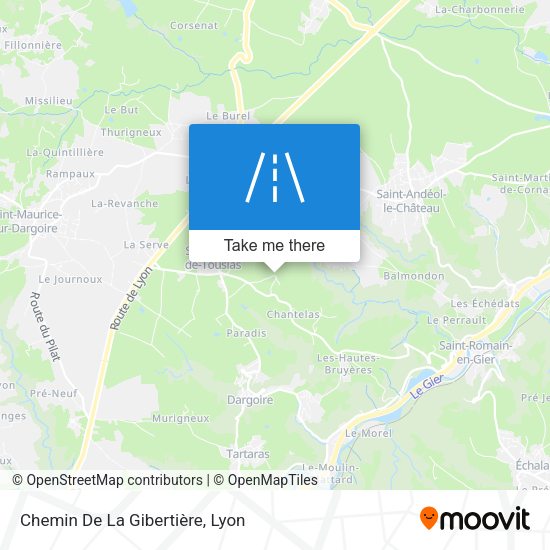 Chemin De La Gibertière map
