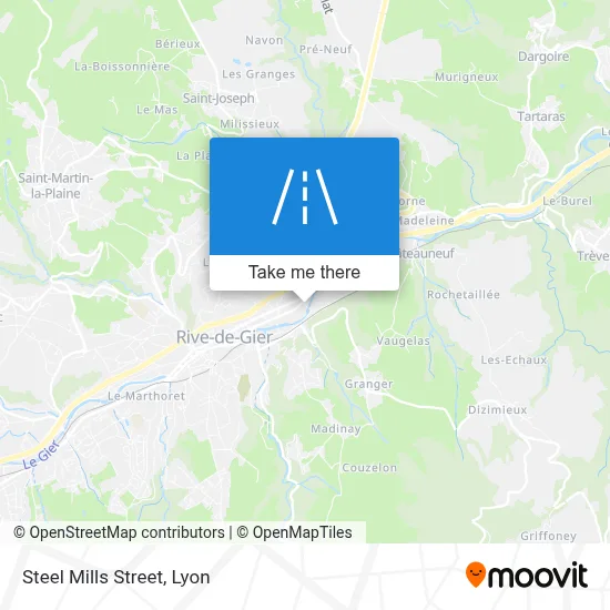 Rue Des Aciéries map