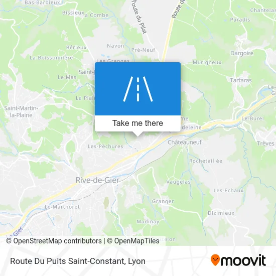 Route Du Puits Saint-Constant map