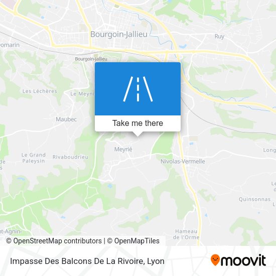 Impasse Des Balcons De La Rivoire map