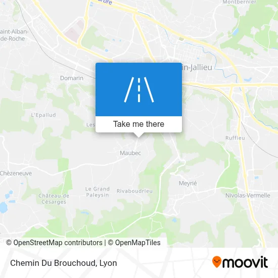 Chemin Du Brouchoud map