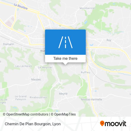 Chemin De Plan Bourgoin map
