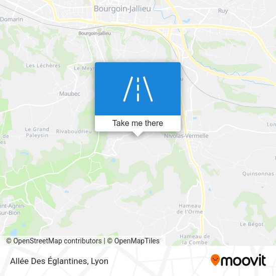 Allée Des Églantines map