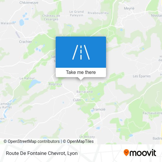 Route De Fontaine Chevrot map