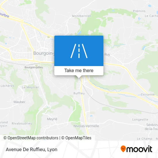 Avenue De Ruffieu map