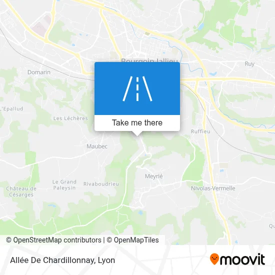 Allée De Chardillonnay map