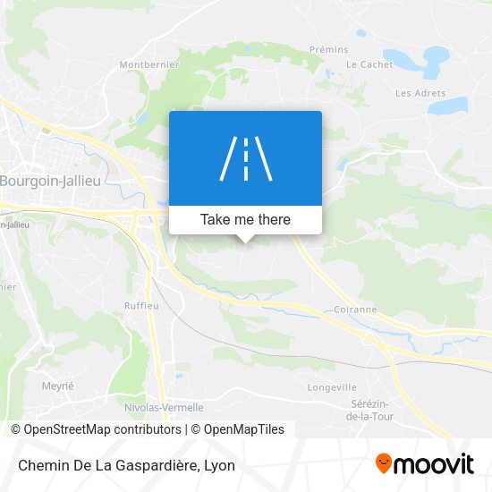 Chemin De La Gaspardière map