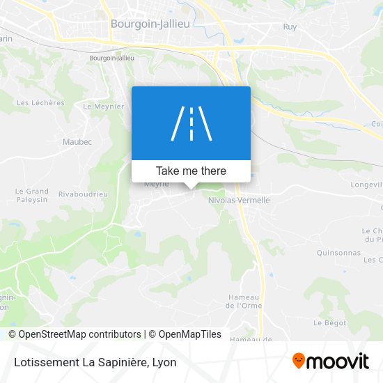 Lotissement La Sapinière map