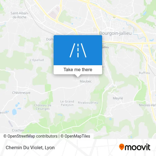 Chemin Du Violet map