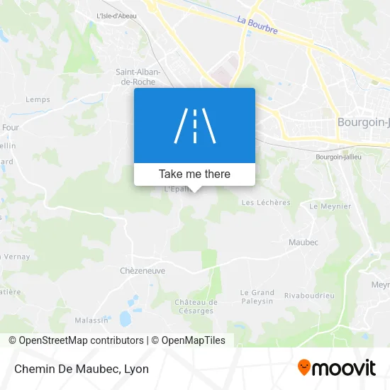 Chemin De Maubec map