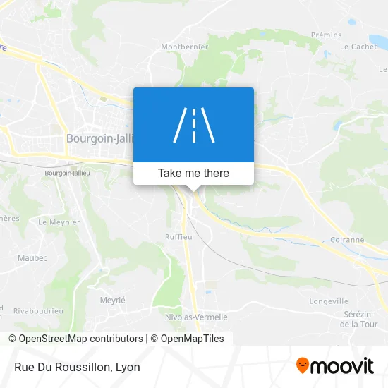 Rue Du Roussillon map